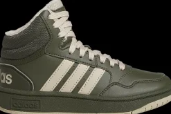 ciemnobrązowe sneakersy młodzieżowe Hoops Mid 3.0 Dzieci Sportowe