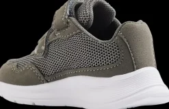 Online ciemnoszare markowe sneakersy dziecięce zapinane na rzepy Dzieci Sportowe