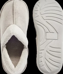 Online ciepłe kapcie damskie w kolorze szarym Damskie Kapcie