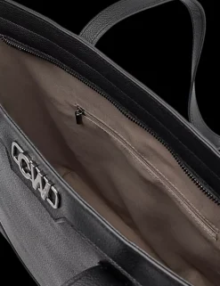 Online czarna torebka damska typu shopper Damskie Torby