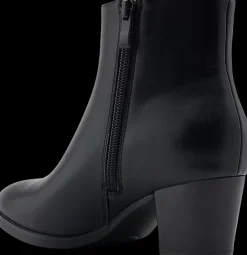 Discount czarne botki damskie na obcasie Damskie Botki