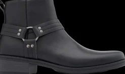Sale czarne buty męskie za kostkę Męskie Kozaki