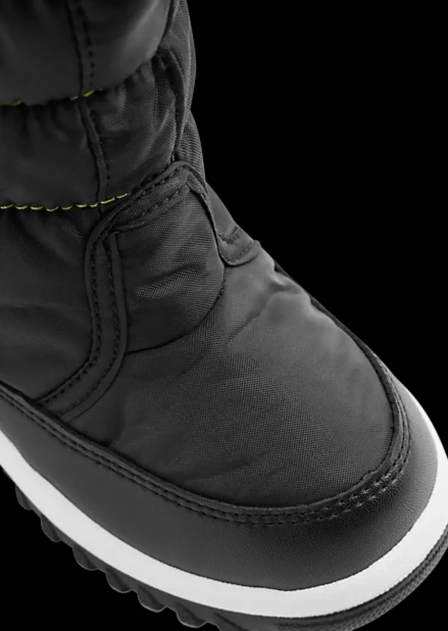 czarne śniegowce dziecięce Dzieci Kozaki|Śniegowce