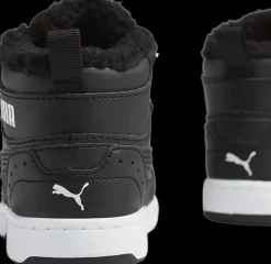 Best czarne ocieplane sneakersy dziecięce Rebound Joy Dzieci Kozaki|Sportowe