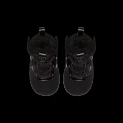 Clearance czarne ocieplane sneakersy dziecięce COURT BOROUGH MID 2 BOOT Dzieci Kozaki|Sportowe