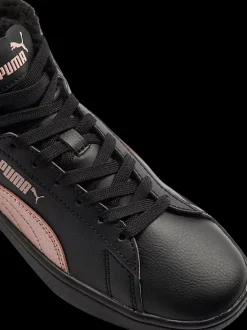 Best czarne ocieplane sneakersy damskie Smash 3.0 Mid Wtr Damskie Sportowe|Markowe