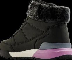 Sale czarne ocieplane sneakersy damskie Damskie Botki