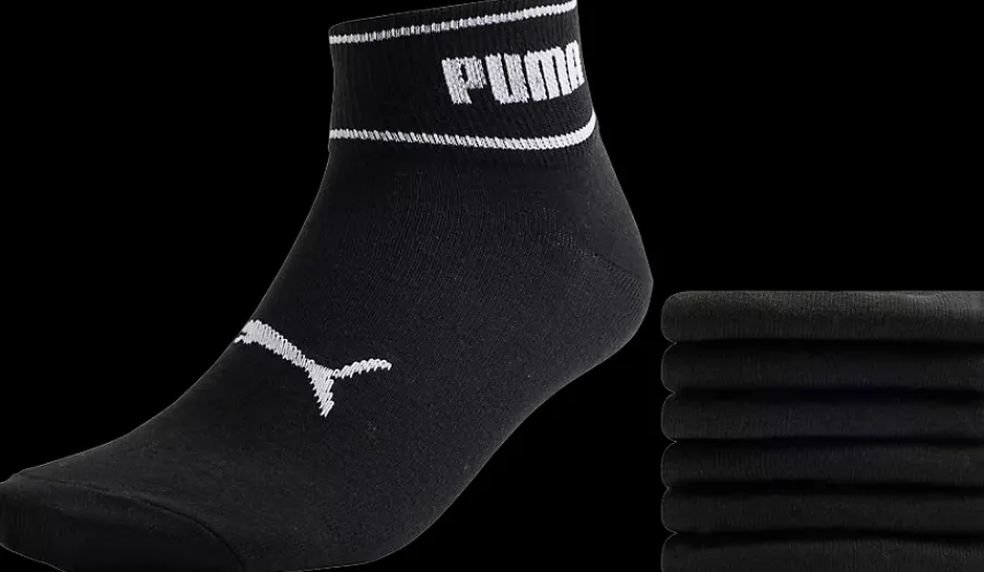 czarne skarpetki Unisex Quarter Damskie Skarpetki|Skarpety
