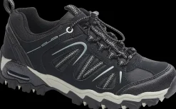 Clearance czarne sneakersy damskie na profilowanej podeszwie Damskie Trekkingowe|Trekkingowe