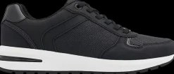 Online czarne sneakersy damskie z białymi elementami Damskie Sportowe