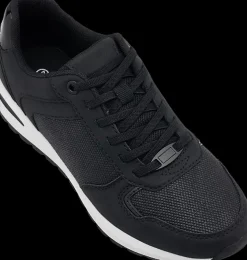 Online czarne sneakersy damskie z białymi elementami Damskie Sportowe