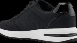 Online czarne sneakersy damskie z białymi elementami Damskie Sportowe