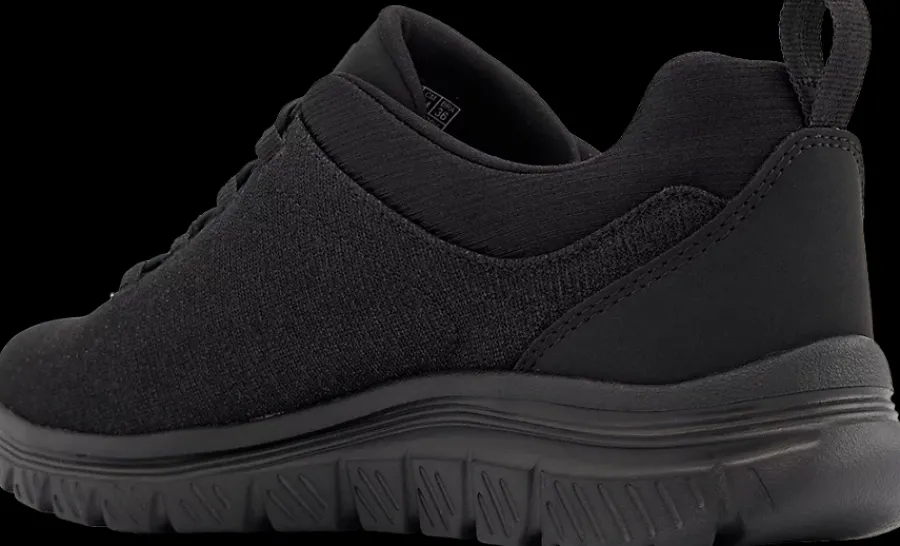 Best czarne sneakersy damskie z wkładką memory foam Damskie Sportowe|Markowe