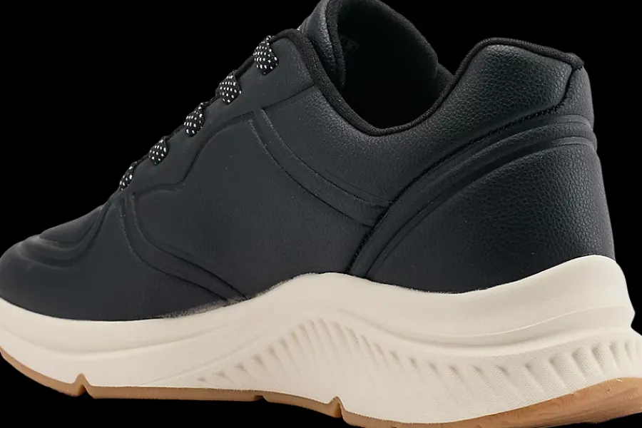 Discount czarne sneakersy damskie BOBS ARCH COMFORT Damskie Sportowe|Markowe