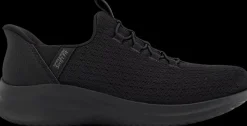 Clearance czarne sneakersy damskie z wkładką memory foam Damskie Sportowe|Markowe