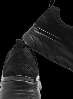 Clearance czarne sneakersy damskie Damskie Sportowe|Markowe