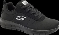 Outlet czarne sneakersy damskie z wkładką memory foam Damskie Sportowe|Treningowe