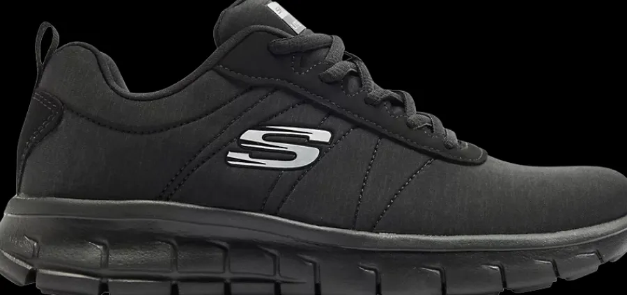 Outlet czarne sneakersy damskie z wkładką memory foam Damskie Sportowe|Treningowe