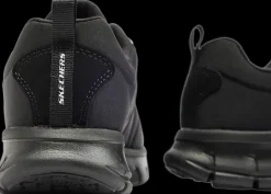 Outlet czarne sneakersy damskie z wkładką memory foam Damskie Sportowe|Treningowe