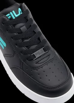 New czarne sneakersy damskie z niebieskimi akcentami Damskie Sportowe|Markowe