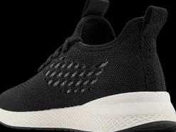 Clearance czarne sneakersy damskie na lekkiej podeszwie Damskie Sportowe|Casual