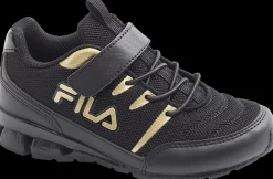 Online czarne sneakersy dziecięce ze złotymi elementami Dzieci Sportowe