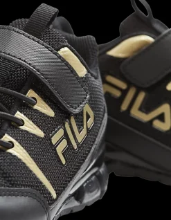 Online czarne sneakersy dziecięce ze złotymi elementami Dzieci Sportowe