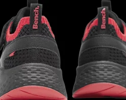 Discount czarne sneakersy dziecięce z czerwonymi elementami Dzieci Sportowe