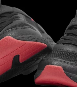 Discount czarne sneakersy dziecięce z czerwonymi elementami Dzieci Sportowe