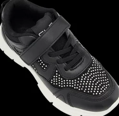 Clearance czarne sneakersy dziewczęce Dzieci Sportowe