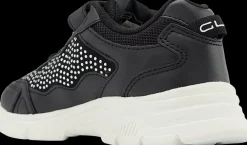 Clearance czarne sneakersy dziewczęce Dzieci Sportowe