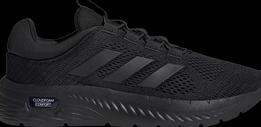 Discount czarne sneakersy męskie Cloudfoam Comfy Męskie Sportowe|Markowe
