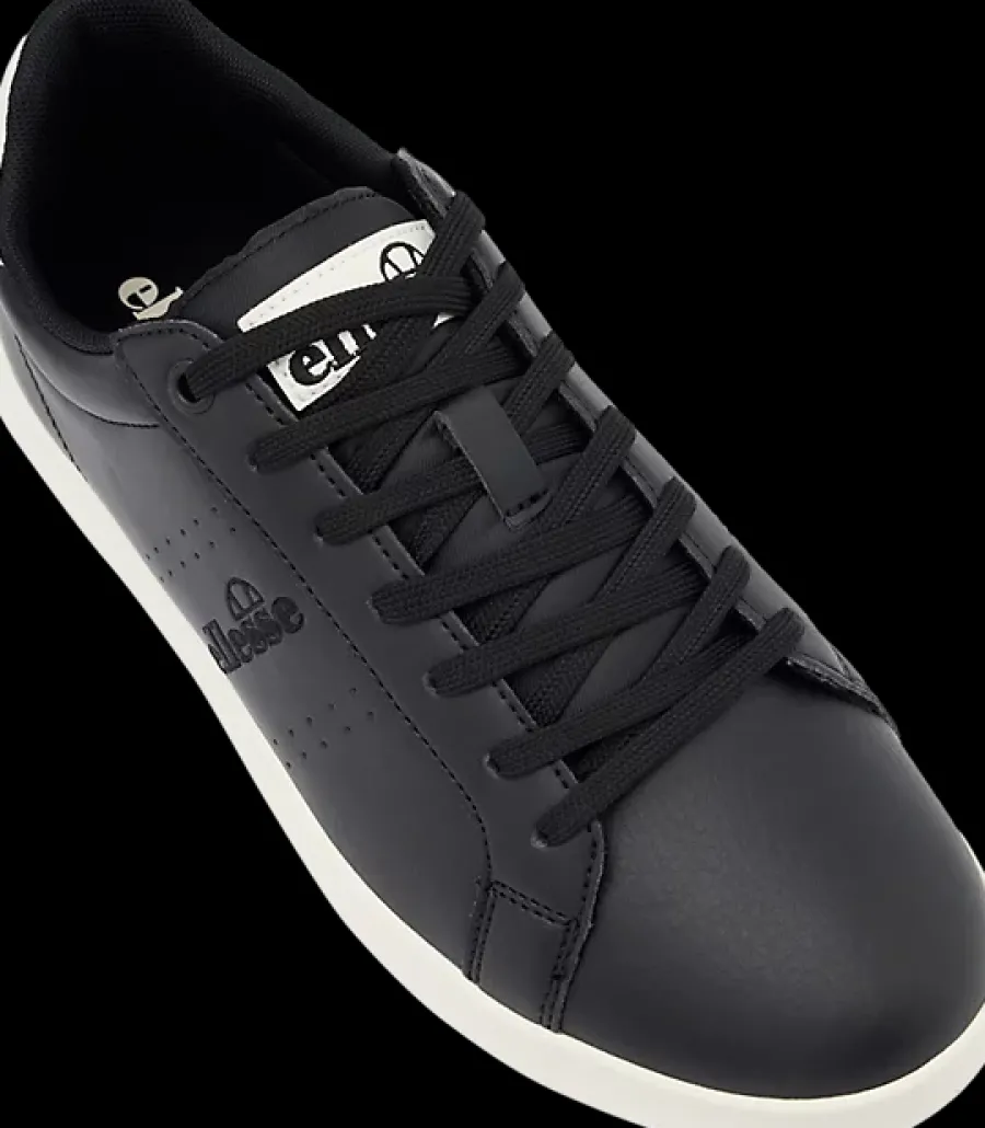 Online czarne sneakersy męskie na białej podeszwie Męskie Sportowe
