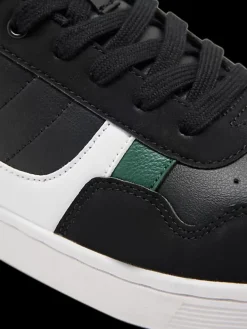Best czarne sneakersy męskie na białej podeszwie Męskie Sportowe|Casual