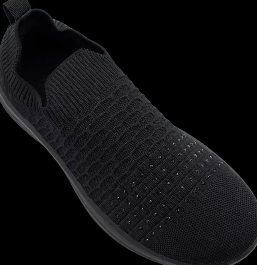 czarne wsuwane sneakersy damskie Damskie Sportowe