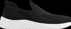 Hot czarne wsuwane sneakersy dziecięce Dzieci Sportowe