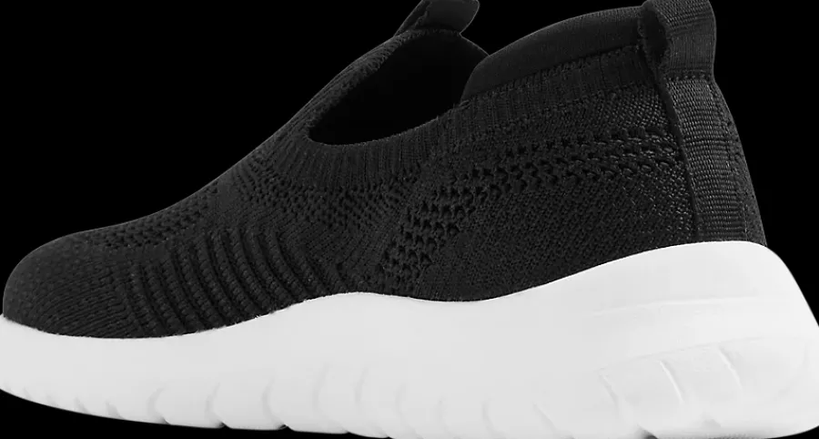 Hot czarne wsuwane sneakersy dziecięce Dzieci Sportowe
