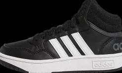 New czarne wysokie sneakersy młodzieżowe HOOPS MID 3.0 K Dzieci Sportowe