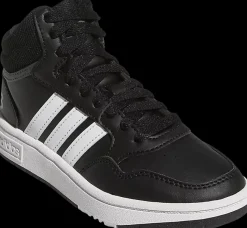 New czarne wysokie sneakersy młodzieżowe HOOPS MID 3.0 K Dzieci Sportowe