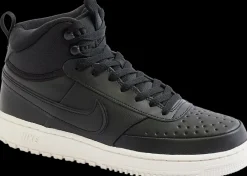 Sale czarne wysokie sneakersy męskie COURT VISION MID WNTR Męskie Sportowe