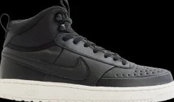 Sale czarne wysokie sneakersy męskie COURT VISION MID WNTR Męskie Sportowe
