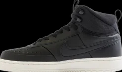 Sale czarne wysokie sneakersy męskie COURT VISION MID WNTR Męskie Sportowe