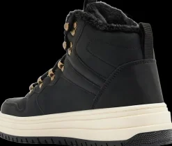 Clearance czarno-białe ocieplane sneakersy damskie Tobin Damskie Botki