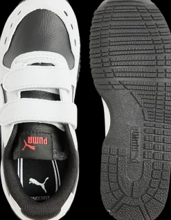 New czarno-białe sneakersy chłopięce Cabana Racer SL 20 V Inf Dzieci Sportowe