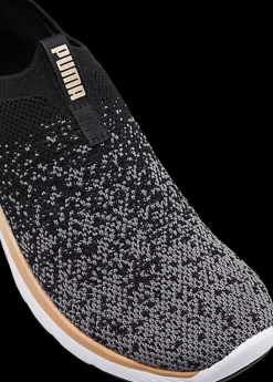 Hot czarno-białe sneakersy damskie Softride Remi Slip-on Knit Damskie Sportowe|Treningowe