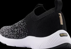 Hot czarno-białe sneakersy damskie Softride Remi Slip-on Knit Damskie Sportowe|Treningowe