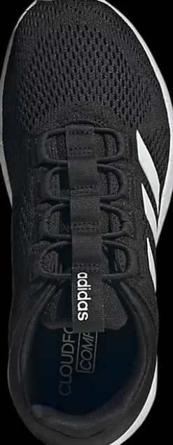 Outlet czarno-białe sneakersy damskie Cloudfoam Comfy Damskie Sportowe|Markowe