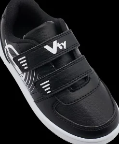 New czarno-białe sneakersy dziecięce Dzieci Sportowe