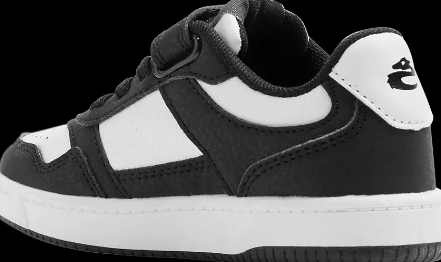 New czarno-białe sneakersy dziecięce Dzieci Sportowe|Półbuty