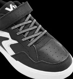 Outlet czarno-białe sneakersy dziecięce Dzieci Sportowe